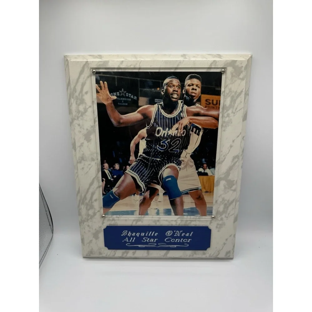 Shaquille O'Neal Plaque All Star Center 15x12 Photograph Picture Orlando Magic